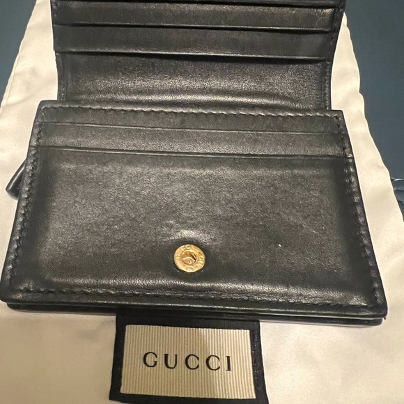 AUTHENTIC GUCCI OPHIDIA CARD WALLET BLK. - Picture 8 of 14